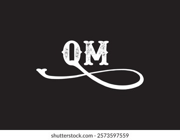 QM logo desing and monogram logo

