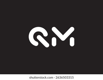 QM logo desing and monogram logo
