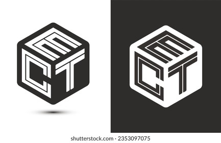 QMC letter logo design with illustrator cube logo, vector logo modern alphabet font overlap style. Premium Business logo icon. White color on black background