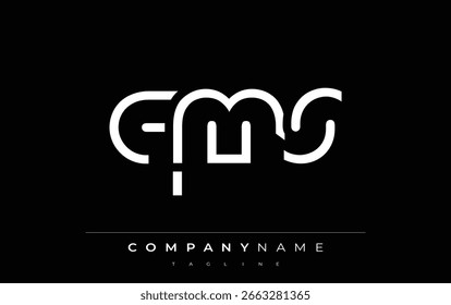 QMS abstract letter logo design. Modern Business Logo Design With Abstract Typography and Contemporary Style