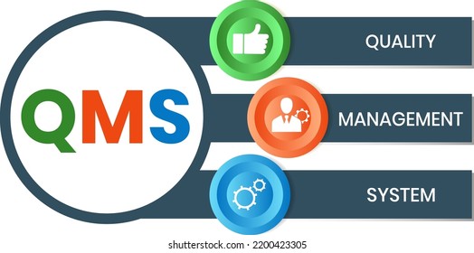 Qms Quality Management System Acronym Business Stock Vector (Royalty ...