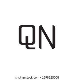 qn initial letter vector logo