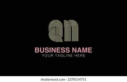 QN initial logo | initial based abstract modern minimal creative logo, vector template image. luxury logotype , real estate homie . typography . initials 