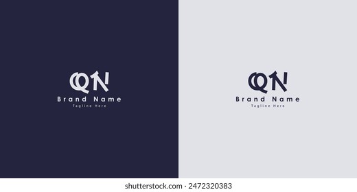 QN Letters Vektorgrafik Logo Design