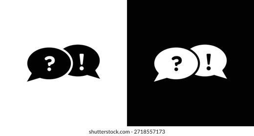 Ilustración vectorial de iconos de QNA - iconos vectoriales de estilo negro de alta calidad