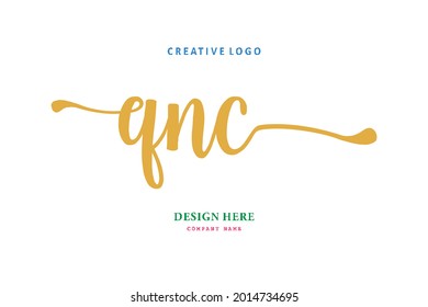 QNC lettering logo is simple, easy to understand and authoritative