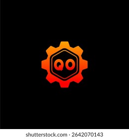 QO Initials Tech Logo Vector Art Icons and Graphics