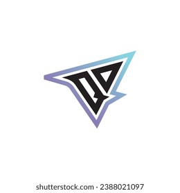 QO letter combination cool logo esport or gaming initial logo as a inspirational concept design