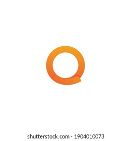 Q,O Letter logo vector, alphabet logo Design