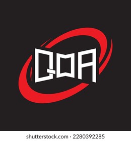 qoa LOGO , qoa LETTER LOGO, qoa LETTER LOGO, ABSTRACT LOGO, MINIMAL , BRAND,  NEW