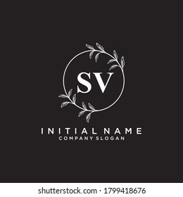 Logo inicial del vector de belleza QP, logotipo de escritura a mano de firma inicial, boda, moda, joyas, boutique, floral y botánica con plantilla creativa para cualquier empresa o negocio.