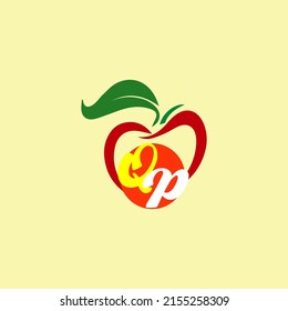 QP Fresh Fruit Logo Royalty Free Vectors, And Stock Illustration for company