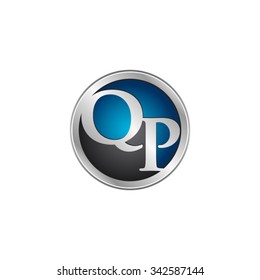 QP initial circle logo blue