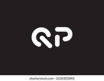 QP logo desing and monogram logo

