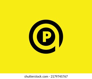 QP PQ logo design vector template