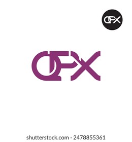 QPX-Logo-Buchstabe Monogramm Design