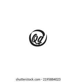 QQ brush concept in high quality professional design that will print well across any print media