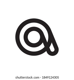 QQ letter or aa letter logo design vector