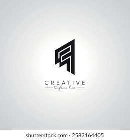 QQ Letter Modern Artistic Alphabet Logo Design. Initial Based Vector Template.