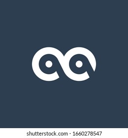 QQ letters infinity monogram logo