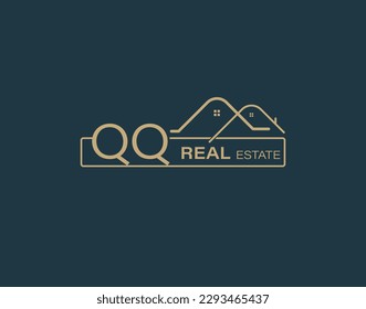 QQ Real Estate  Consultants Logo Design Vectors images. Luxury Real Estate Logo Design