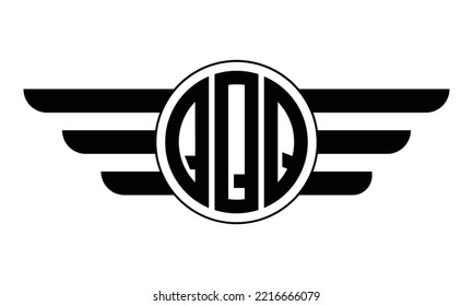 QQQ dreiteilige ursprüngliche Logo-Design Vektor-Vorlage, Monogramm, abstrakt, Wortmarke, Briefmarke, Business, Typografie, flach, minimalistisch, Marke, Anfangsbuchstaben Logo, Symbol, geometrisch, isoliert,