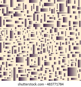 QR code abstract creamy color geometric design poster or background. Vector illustration.