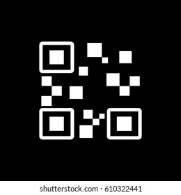 qr code calculator icon vector illustration