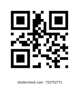 QR code Happy New Year. And also includes EPS 10 vector