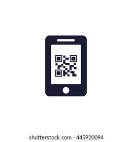 Palm Phone That Shows Qr Code Stock Vector (Royalty Free) 2078686483 ...