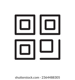 Qr Code Icon Illustrations Vector Graphics 