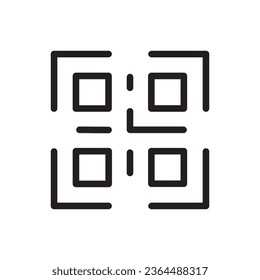 Qr Code Icon Illustrations Vector Graphics 