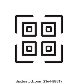 Qr Code Icon Illustrations Vector Graphics 