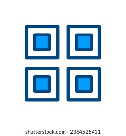 Qr Code Icon Illustrations Vector Graphics 