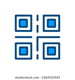 Qr Code Icon Illustrations Vector Graphics 
