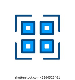 Qr Code Icon Illustrations Vector Graphics 