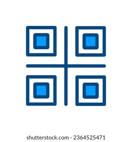 Qr Code Icon Illustrations Vector Graphics 
