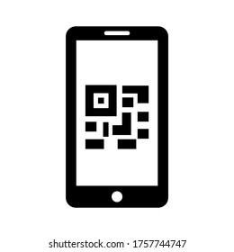 qr code  icon or logo isolated sign symbol vector illustration - high quality black style vector icons
