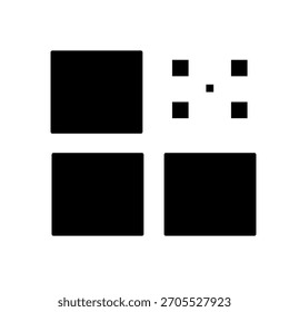 Ícone QR Code no fundo branco
