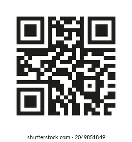 
QR code icon. per illustrationem