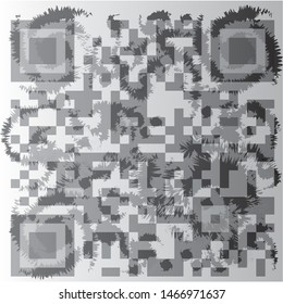 qr code icon scan illustration