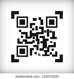 Qr Code icon - Vector