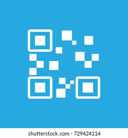 Qr Code Icon Vector Stock Vector (Royalty Free) 729424114