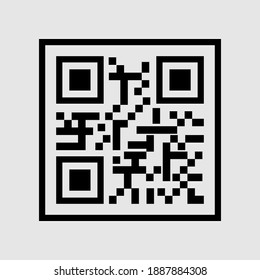 QR Code icon. vector illustration images,Eps 10
