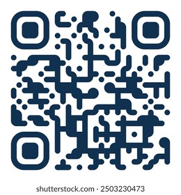 QR code icon, vector illustration