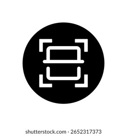 Ícone do código Qr. Ilustração vetorial.