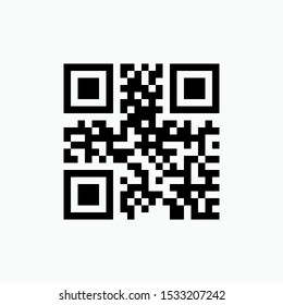 QR Code Icon - Vector, Sign and Symbol for Design, Presentation, Website or Apps Elements. QR Code Icon - Vector, Sign and Symbol for Design, Presentation, Website or Apps Elements.