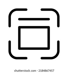 Qr Code Icon Vector Symbol Design Illustration