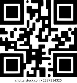 Qr code icon vector symbol design illustration