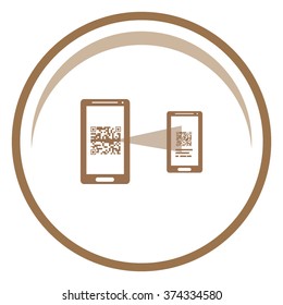 Qr code in mobile. 